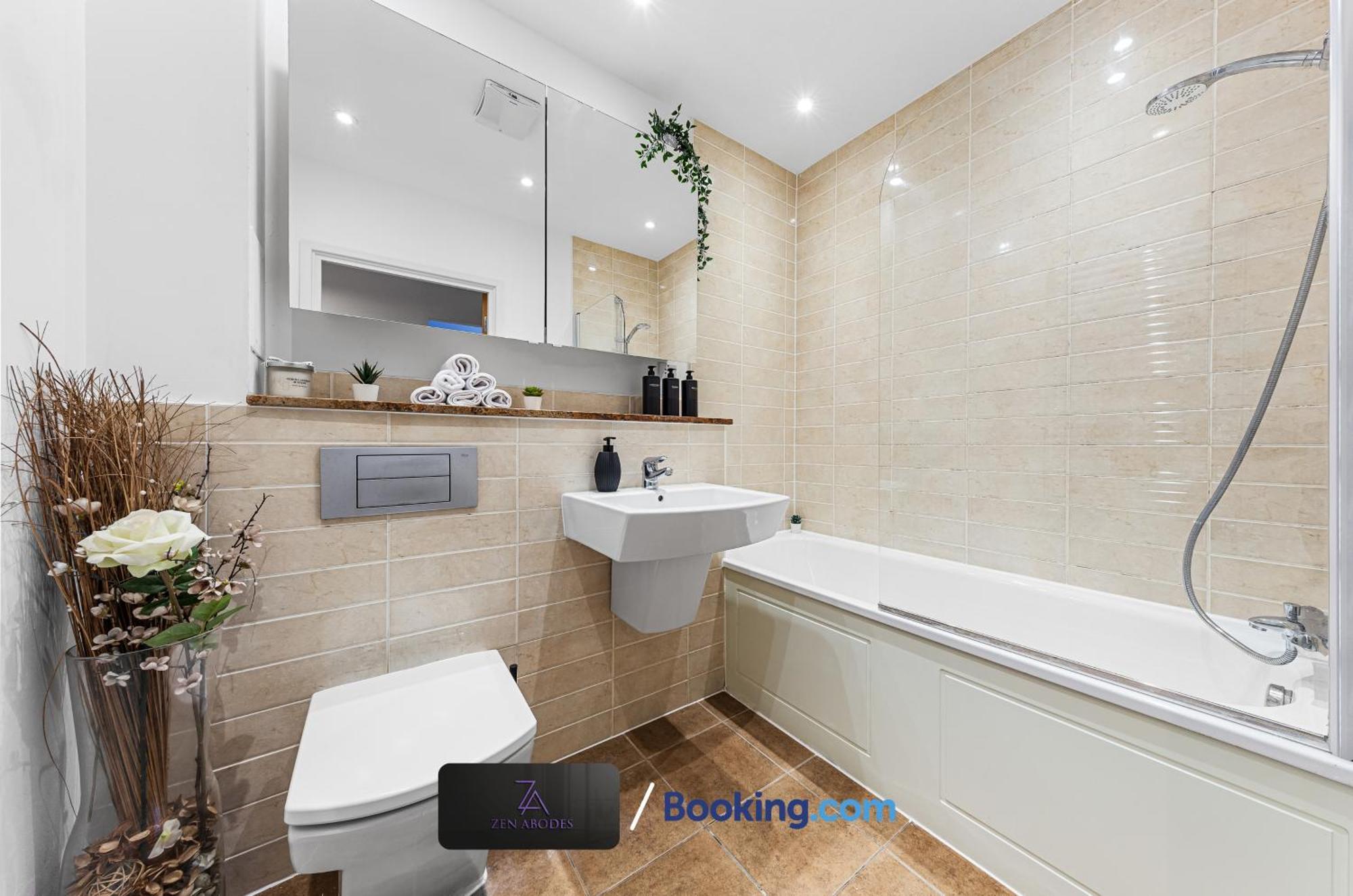 Apartament Two Bedroom Flat By Zen Abodes Short Lets & Serviced With Free Wifi & Tv Close To Old St Londra