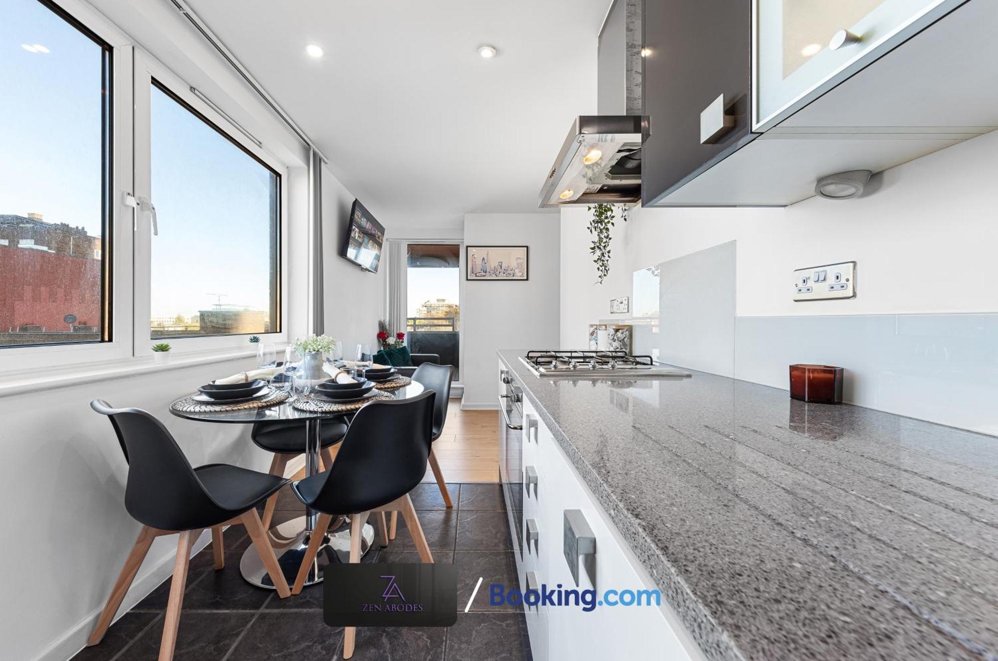 Apartament Two Bedroom Flat By Zen Abodes Short Lets & Serviced With Free Wifi & Tv Close To Old St *